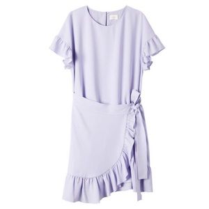 LAST CHANCE Aritzia Ninette Ruffle Lilac Dress